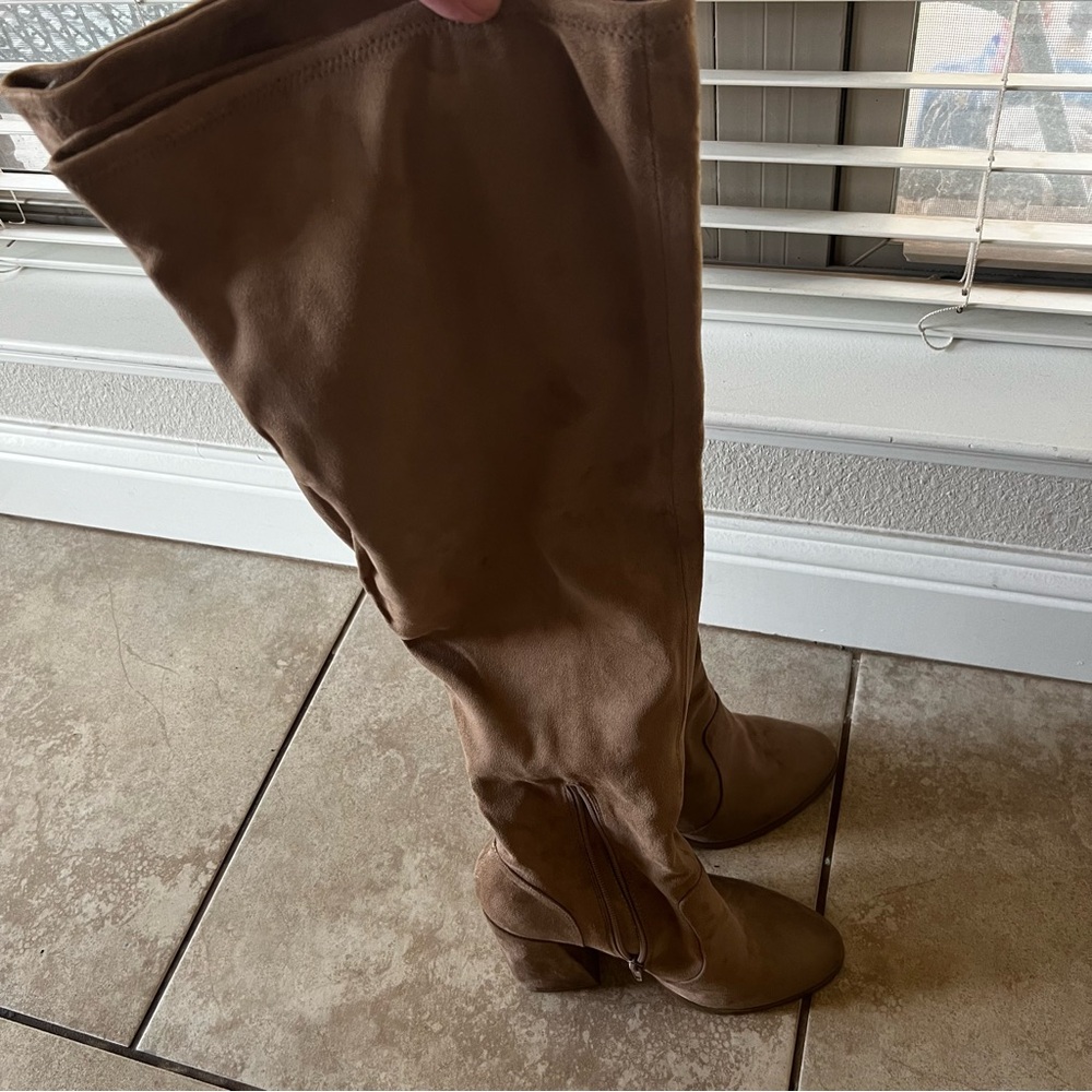 Jessica Simpson Tan Over the Knee Boots - Picture 3 of 5